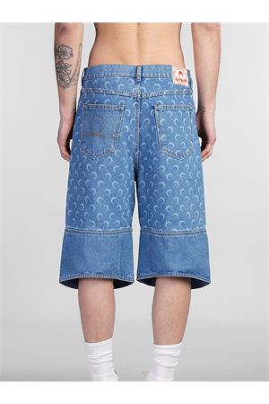 Bermuda Moon Laser Denim MARINE SERRE | USH004ACDEN0002BL05